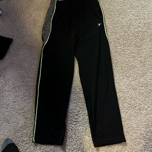 It’s a black with a neon strip down the pants leg